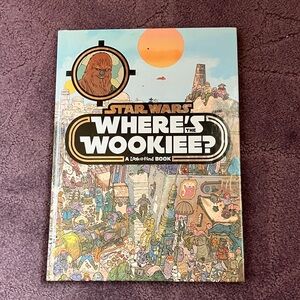 Star Wars Where's the Wookiee? Look-and-Find Book - Blue/Cream Cover